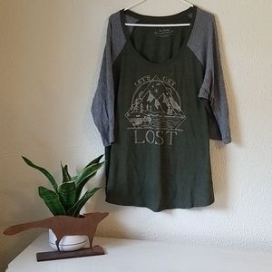 LOST baseball T